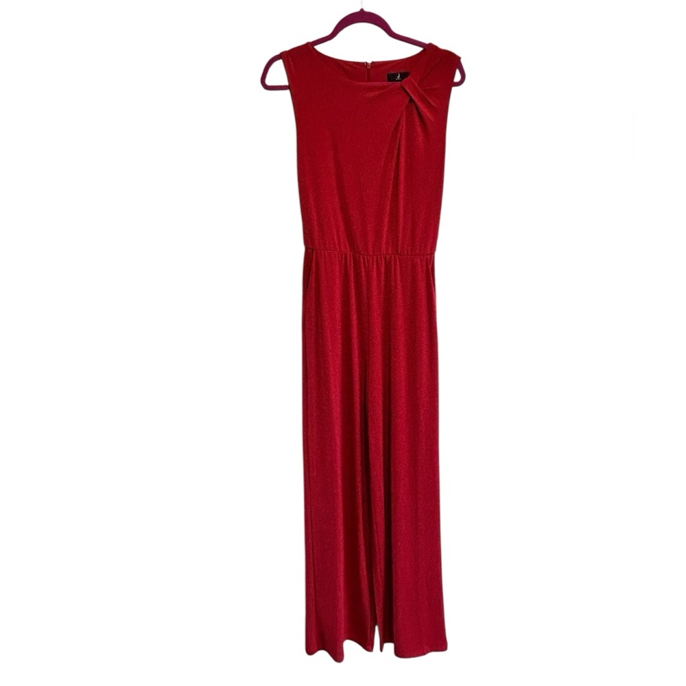 Jason Wu Solid Red Women's City Jumpsuit Jumper XXS